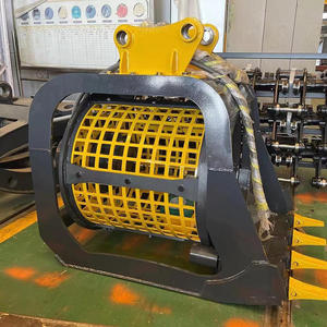 Hot Sale <b>Excavator</b> <b>Screening</b> <b>Bucket</b> 20 Ton <b>Rotary</b> Drum Screen <b>Bucket</b> for Soil Sifting Stone Separation & Pipeline Backfilling - Product Image 2