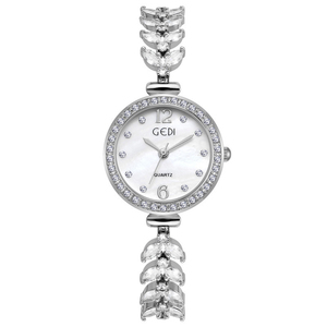 Affordable Luxury Starry Sky Fish Tail Women's <b>Watch</b> Mother of <b>Pearl</b> Dial Full Diamond Women's <b>Watch</b> - Product Image 5