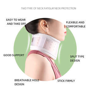 नींद के लिए सार्वभौमिक समायोज्य ग्रीवा कॉलर गर्दन ब्रेस दर्द रीढ़ की हड्डी के दबाव से राहत देता है - Product Image 4