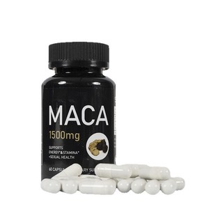 Capsules d'énergie à la racine de Maca noire pour le dropshipping, Complément alimentaire à base de plantes pour booster la vitalité masculine - Product Image 2