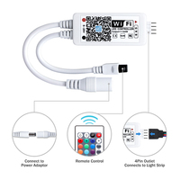 Bande lumineuse à LED Offre Spéciale, 5M, 5050 rvb, étanche IP65, bande LED à distance avec adaptateur secteur