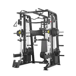 Mesin Smith penggunaan komersial kualitas tinggi untuk latihan kebugaran mesin Gym multifungsi