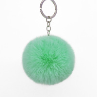 Porte-clés tendance en peluche, pompon en fausse fourrure de lapin, accessoires de décoration – Grande Vente