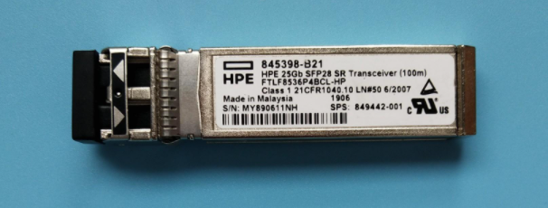 Transceiver HP HPE 25Gb SFP28 SR 100m - Compatible CONBIC - 845398-B21-C - Neuf Ouvert