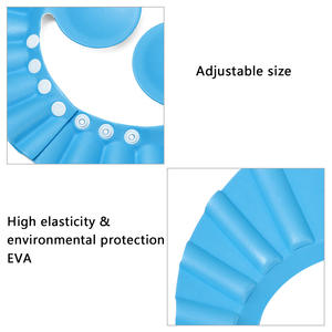 Bonnet pour shampooing pour les enfants, accessoire imperméable, réglable et sans danger, protège les oreilles de bébé, chapeau de <span class=keywords><strong>douche</strong></span> - Product Image 4