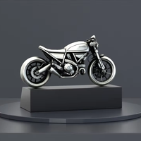 Ornements de table pour moto, design personnalisé, moto en métal plaqué 3D, récompense, souvenir d'événement, article en fonte, cadeau d'affaires