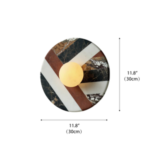 Lampada da Parete in Marmo Alabastro Naturale, Design Nordico Moderno per <span class=keywords><strong>Soggiorno</strong></span> e Hotel, LED di Alta Qualità, Nuovo Design Stabile - Product Image 6
