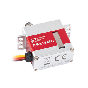 Offre Spéciale KST DS213MG V8.0 3.0Kgf.cm 0.07sec Micro Servo à Engrenages Métalliques Moteur Sans Noyau DC4.8V-6.0V 2BB pour Avion RC, Planeur et Hélicoptère - Product Image 1