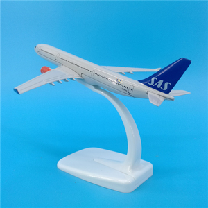 Modèles d'avions en alliage moulé sous pression <span class=keywords><strong>Airbus</strong></span> et Boeing de 14 cm et 16 cm, ornement d'aviation avec base de présentation - Product Image 3