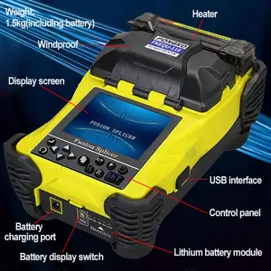 Large Fiber Diameter Optical Fiber Fusion Splicer Ftth For Sale Splicing Machine