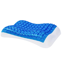 Maßgefertigtes Sommer-Gel-Memory-Foam-Kissen mit Kissenbezug, Moderner Langsam Rückfedernder Kühleffekt für Nackenstützung, Großhandel
