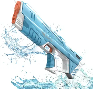 Pistola de agua eléctrica de 8-10m de largo, juguetes para niños, pistola de agua, pistola de juguetes eléctrica