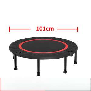 Equipo de Gimnasio, Mini Trampolín Plegable de Acero Resistente con Resortes, Seguro para Interiores, con Cama Elástica de Bungee para Adelgazar, para Niños - Product Image 4