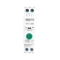 Compteur d'énergie, compteur kWh, surveillance, disjoncteur, minuterie, relais, MCB, TUYA Smartlife, 63A, 1P+N, interrupteur intelligent WIFI