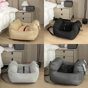 Fabricante al por mayor de productos para mascotas, lavable, desmontable, portátil, cama de coche para perros - Product Image 5