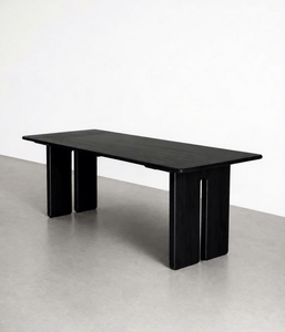 Juego de Comedor Moderno de Madera Maciza, Mesa Rectangular y Sillas de Restaurante, Muebles de Comedor Comerciales - Product Image 3