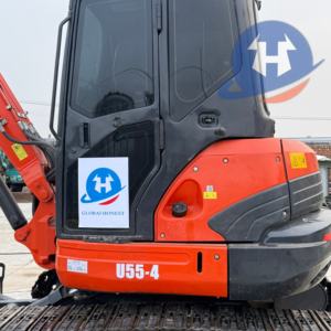 اليابان 5.5Ton أصلي مستعمل سلسلة Kubot U55 مع مضخة تروس ومحمل ساعات عمل منخفضة مستعملة - Product Image 6