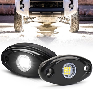 Éclairage LED sous châssis pour voiture, étanche IP68, lumières de roue pour camion, pick-up, UTV, moto, bateau, <span class=keywords><strong>JEEP</strong></span> Wrangler JK - Product Image 1