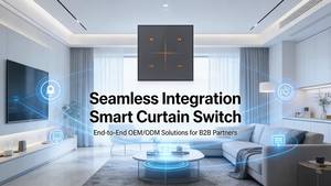 Interrupteur de rideau M4 intelligent WiFi RF433 Gestion de l'éclairage Tuya Alexa Google <span class=keywords><strong>Assistant</strong></span> pour les systèmes d'automatisation de la maison, de l'hôtel et du bureau - Product Image 5