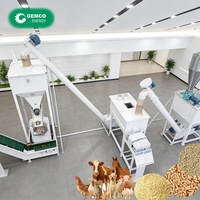 Ligne de production complète de granulés d'aliments pour animaux, moule annulaire, fabricant d'aliments pour bovins, haut rendement, faible bruit