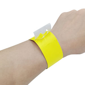 Sekali pakai tahan air 13.56MHz dapat dicetak Tyvek kertas gelang RFID RFID Gelang pintar acara tiket - Product Image 6