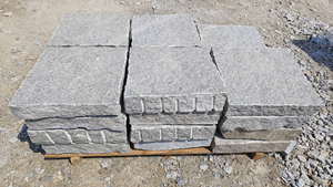 Carreaux de <span class=keywords><strong>pavé</strong></span> de paysage en granit de couleur gris clair fendu naturel pour jardins extérieurs, carrés, pavés <span class=keywords><strong>allée</strong></span> ou mur en <span class=keywords><strong>pierre</strong></span> extérieure - Product Image 5