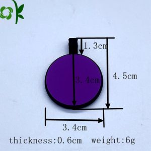 OKSILICONE, venta al por mayor, etiqueta de identificación de silicona para mascotas, etiqueta personalizada con nombre de perro, logotipo grabado personalizado, etiquetas de silicona para mascotas, gatos y perros - Product Image 2