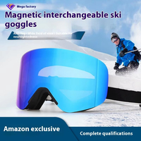 Lunettes de soleil de sport polarisées cylindriques UV400, personnalisées, coupe-vent, pour le ski et les activités de plein air, vente en gros