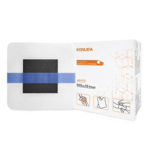 Bantalan luka serat karbon penyerapan bau aktif yang kuat untuk titik luka kering di kaki <span class=keywords><strong>diabetes</strong></span> dan bekas luka - Product Image 5