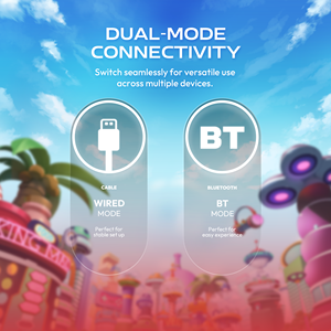 Fantech WGP14v2 Monkey D.Luffy - Joysticks de Juego con Cable e Inalámbricos BT, Controles de Juego con Vibración para PC y PS4 - Product Image 6