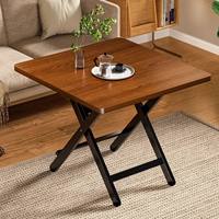 Table à manger carrée pliable en bois, design moderne et compact pour cuisine, petit appartement, salle à manger, meuble gain de place