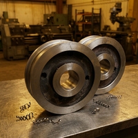 Pièce brute d'engrenage de roue forgée, type engrenage de roue, pièces brutes avec marge de fraisage