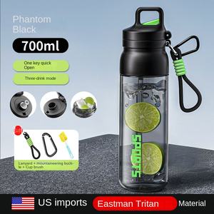 Garrafa Importada de Material Tritan Resistente a Altas Temperaturas Tipo Canudo à Prova de Vazamentos Especial para Estudantes - Product Image 6