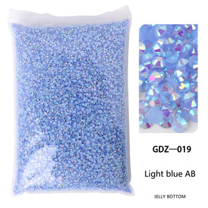 Accesorios de Decoración para Manualidades, Envío Rápido, Venta al por Mayor, 2mm/3mm/4mm/5mm/6mm, Resina de Color Caramelo, Diamantes de Imitación para Uñas - Product Image 3