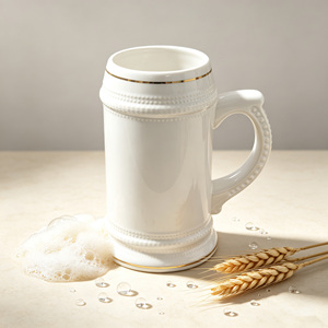 <span class=keywords><strong>SUMEX</strong></span> Vente en gros de tasses en verre transparentes de 16 oz pour sublimation, tasses à café et à bière avec poignée - Product Image 1