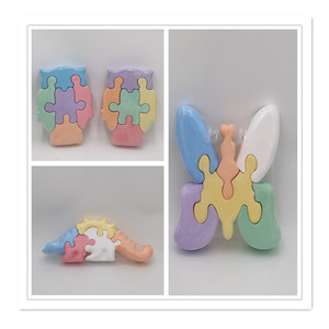 Ensemble de craies en forme de papillon et de hibou, arts et artisanat, <span class=keywords><strong>craie</strong></span> pour trottoir pour enfants, <span class=keywords><strong>craie</strong></span> de puzzle pour trottoir lavable, art de dessin en plein air - Product Image 2