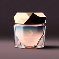 Bocaux en verre avec couvercle en bambou, bocaux en verre borosilicate, bocaux en verre cosmétiques, bocaux cosmétiques de luxe