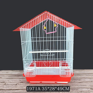 Grande gabbia per uccelli con filo portatile per animali da Cocktail gabbia di allevamento per uccelli piccoli uccelli - Product Image 1