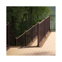 Accessoires de balustrade en aluminium pour piscine, escalier et garde-corps, designs modernes en fer doré pour escaliers, garde-corps en aluminium