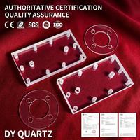 Placa de Vidrio de Cuarzo Transparente, Disco de Vidrio Mecanizado por CNC, Muestras de Prueba, Lámina de Vidrio de Cuarzo, Servicio de Corte y Procesamiento