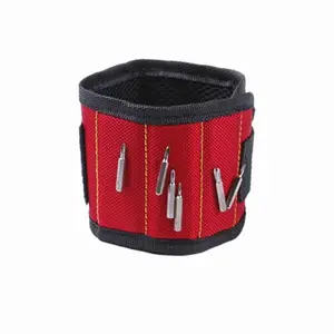 Adjustable Carpenters Magnetic Wristband, Magnetic Wrist Holder for Holding Screws, Nails, Bits, Tools