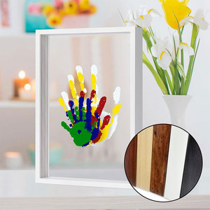 Kit d'empreintes <span class=keywords><strong>de</strong></span> <span class=keywords><strong>main</strong></span> familiale avec <span class=keywords><strong>main</strong></span> <span class=keywords><strong>de</strong></span> bébé légère et <span class=keywords><strong>empreinte</strong></span> <span class=keywords><strong>de</strong></span> sable peinture en bois artisanat cadeaux d'adoption souvenir <span class=keywords><strong>de</strong></span> <span class=keywords><strong>famille</strong></span> - Product Image 5