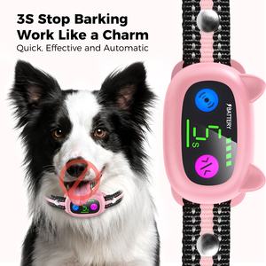 Großhandel New Recharge able <span class=keywords><strong>Dog</strong></span> Bark Abschreckung gerät No <span class=keywords><strong>Shock</strong></span> Bark Control <span class=keywords><strong>Collar</strong></span> Wasserdicht für mehrere Hunde - Product Image 4