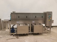 Machine à laver les caisses à haute capacité, laveuse de boîtes, panier, machine de nettoyage de palettes pour l'industrie alimentaire