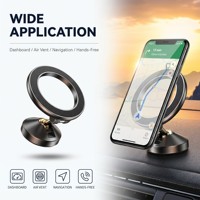 Accessoires intérieurs de voiture, support de téléphone pliable en alliage magnétique, rotation à 360°, charge rapide sans fil 15W, MagSafe universel, stable