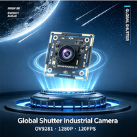 Module de caméra CMOS monocouche OV9281 sans pilote, 1 mégapixels, 1280x720, 120 ips, haute vitesse, avec obturateur global et interface USB 2.0