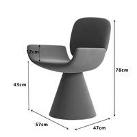 Tabouret de maquillage de luxe léger pour chambre à coucher de filles chaise simple garde-robe de style crème chaise de coiffeuse durable