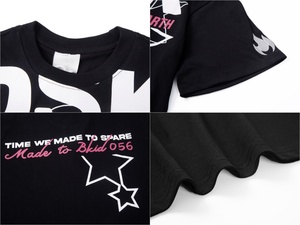 T-shirt 100% Cotone Pesante ad Alta Densità con Motivo Stellare Celeste e Grafica Tipografica, Vestibilità Ampia con Spalle Cadenti e Silhouette Squadrata - Product Image 4