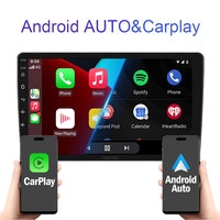 Radio Estéreo para Auto con Reproductor de DVD, Pantalla IPS Universal de 9 Pulgadas, 8 Núcleos, Unidad Principal Android, GPS, Amplificador, Carplay y Android Auto