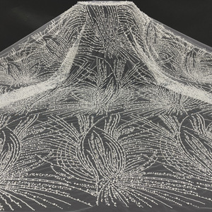 Châu Âu Và Mỹ Phong Cách Mới Lớn Và Nhỏ Bead Thêu + Sequin Thêu Wedding Dress Bead Thêu Lưới Vải - Product Image 3